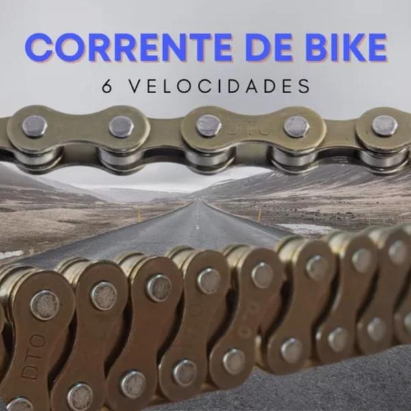 Imagem de Kit 10 Corrente De Bicicleta 6v Bike Index Para Marchas Bike