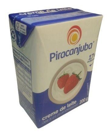 Kit 10 Creme De Leite Piracanjuba 200g 17% De Gordura Imagem de Kit 10 Creme De Leite Piracanjuba 200g 17% De Gordura