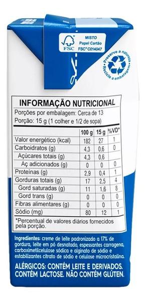 Kit 10 Creme De Leite Piracanjuba 200g 17% De Gordura Imagem de Kit 10 Creme De Leite Piracanjuba 200g 17% De Gordura