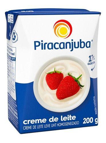 Kit 10 Creme De Leite Piracanjuba 200g 17% De Gordura Imagem de Kit 10 Creme De Leite Piracanjuba 200g 17% De Gordura