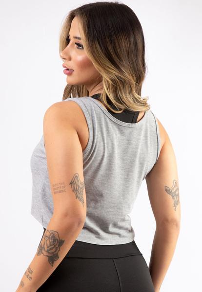 Imagem de Kit 10 Cropped Fitness Furadinho Academia Dry Fit Blusa Feminina Barata