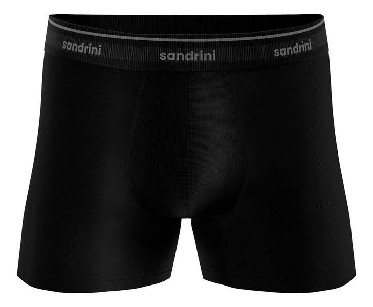 5Mayi Masculino Cueca Boxer Masculina De Malha De Algodão, Cueca Boxer Masculina Toda Preta Xl
