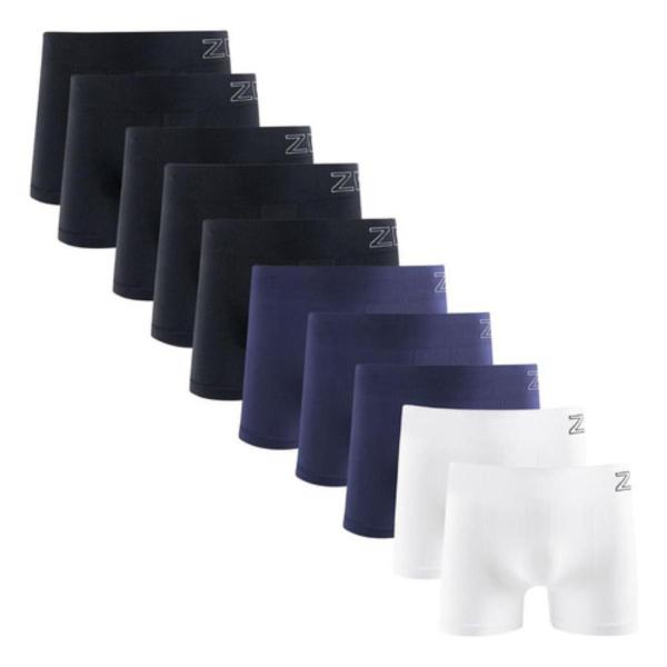 【最新入荷】 Kit 10 Cuecas Boxer Zee Rucci Microfibra Poliamida Cos パンツ