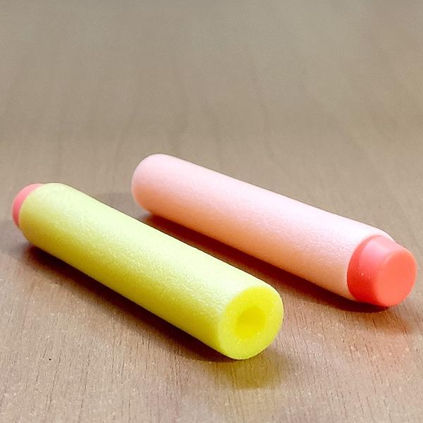 Kit 10 Dardos Espuma Ponta de Borracha para Lançadores Nerf - Pica Pau Imagem de Kit 10 Dardos Espuma Ponta de Borracha para Lançadores Nerf