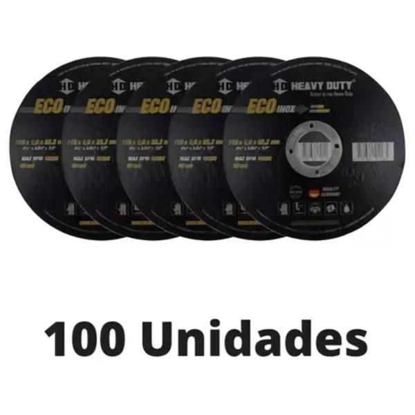 Imagem de Kit 10 Disco Corte Heavy Duty 115x1,0x22,2mm