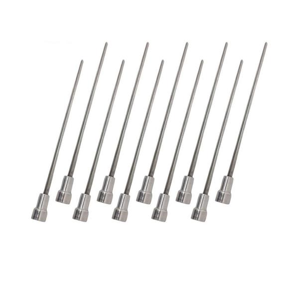 Imagem de Kit 10 Espetos De Inox 60cm Coracao Churrasqueiras