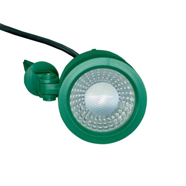 Imagem de Kit 10 Espetos Led Jardim 5w Verde Com Luz Verde Bivolt