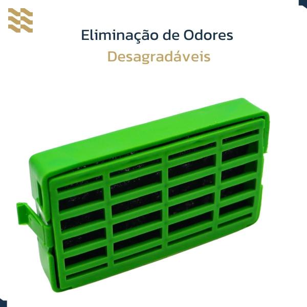 Imagem de Kit 10 filtros bem estar antiodor geladeira crm45/49 consul