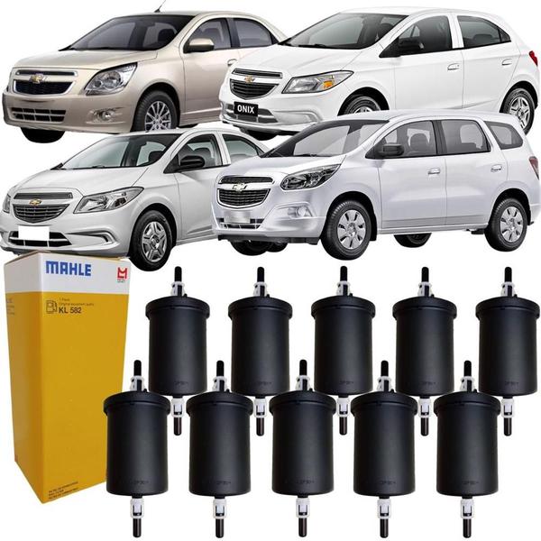 Kit 10 Filtros de Combustível Linha Chevrolet Gm Mahle Imagem de Kit 10 Filtros de Combustível Linha Chevrolet Gm Mahle