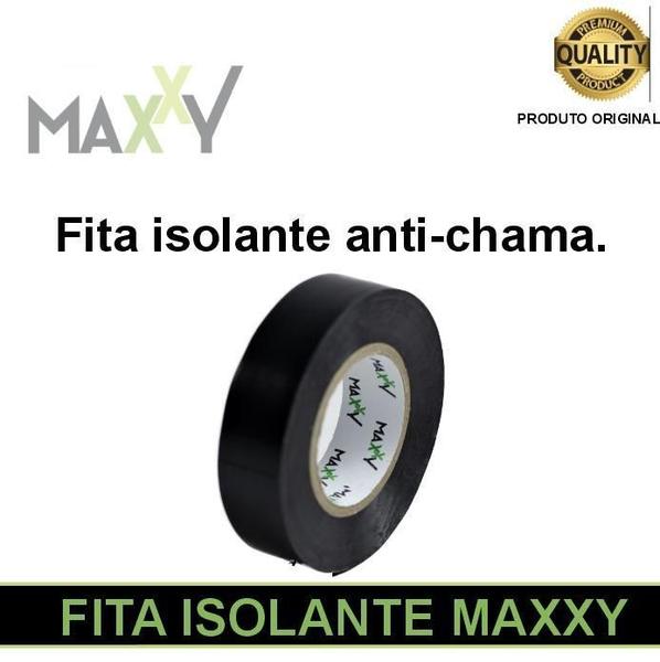 Imagem de Kit 10 Fita Isolante Antichamas 10 Metros Maxxy