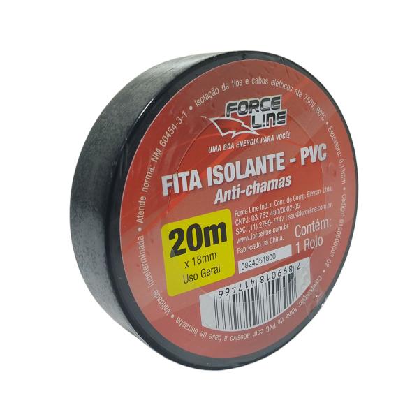 Imagem de Kit 10 Fitas Adesivas Isolantes 20 Metros 18mm de Largura Borrachas Londrina