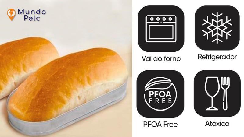 Imagem de kit 10 Formas aro modelador de pão em inox 13 cm pão cachorro-quente baquete hot dog