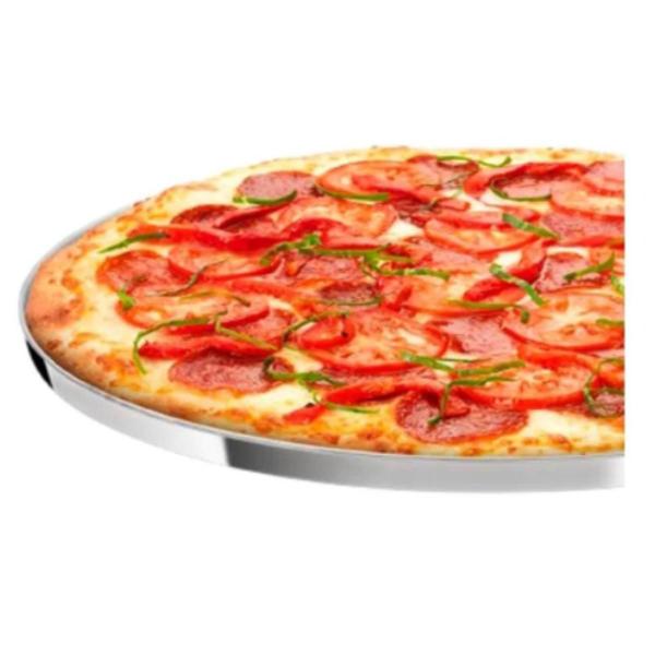 Imagem de Kit 10 Formas Para Assar Ou Servir Pizza Em Alumínio 40cm