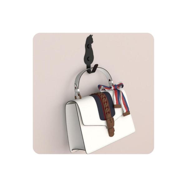 Kit 10 Ganchos Decorativo De Parede Pendurador De Bolsa G.P - Unidas Imagem de Kit 10 Ganchos Decorativo De Parede Pendurador De Bolsa G.P