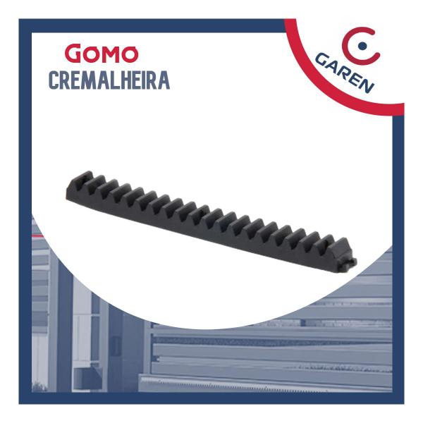 Imagem de Kit 10 Gomo Cremalheira Preto Residencial 50cm Garen Seg