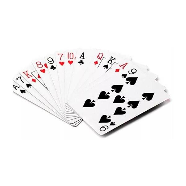 Imagem de Kit 10 Jogos De Baralho 540 Cartas Em Plástico Poker Truco