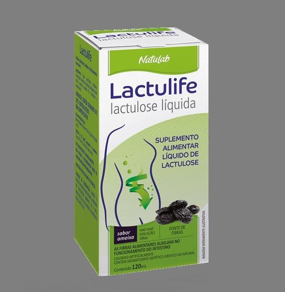 Imagem de Kit 10 Lactulife Solução Oral Sabor Ameixa 120ml - Natulab