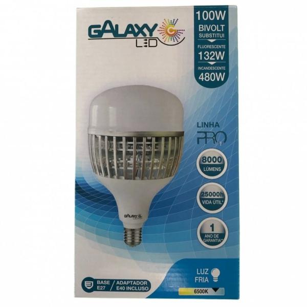 Imagem de Kit 10 lampada 100w 6500k bivolt e27 led alta potencia galaxy