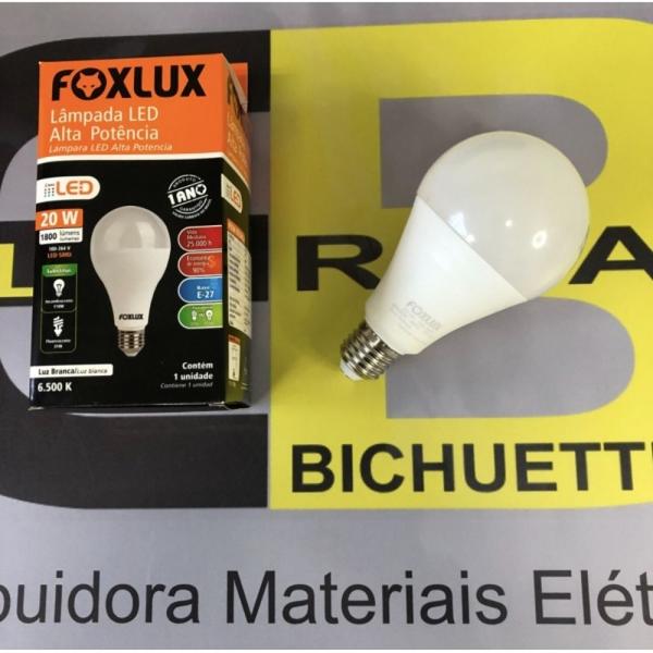 Imagem de Kit 10 lampada 20w 6500k bivolt e27 alta potencia foxlux