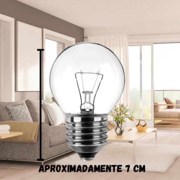 Imagem de Kit 10 Lâmpada Bolinha Led 15w  E27 Bulbo Lustre Espelho