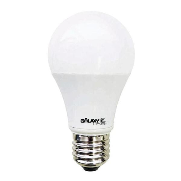 Kit 10 Lâmpada de Led 9W Bulbo A60 Amarela 3000K Bivolt GalaxyLED Imagem de Kit 10 Lâmpada de Led 9W Bulbo A60 Amarela 3000K Bivolt GalaxyLED