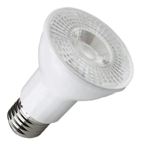 Imagem de Kit 10 lampada led 6,5w par20 branco quente 3000k e27 spot