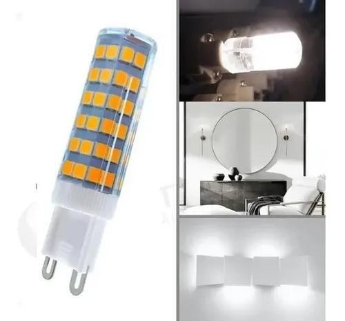 Imagem de Kit 10 Lâmpada Led 7w G9 Halopin Bivolt Bicolor Arandela E Lustres