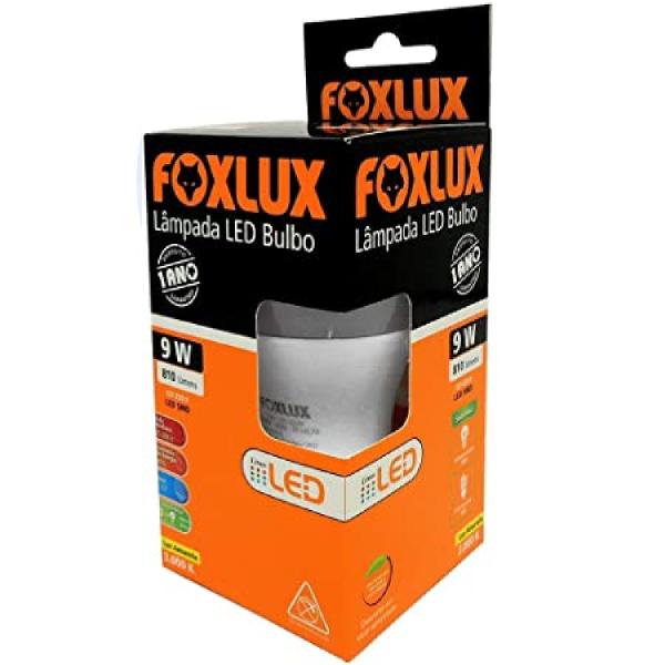 Imagem de Kit 10 Lâmpada LED Bulbo 9W com Base E-27 Bivolt (3000K) Foxlux