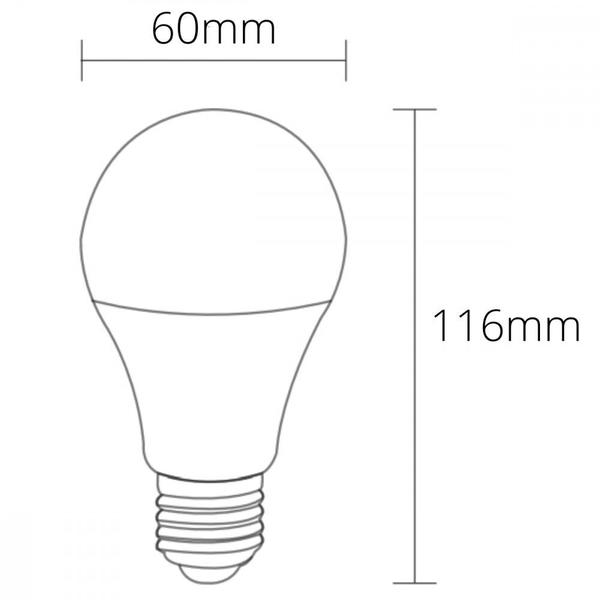 Imagem de Kit 10 Lâmpada LED Bulbo 9W Soquete E27 6500K Ourolux