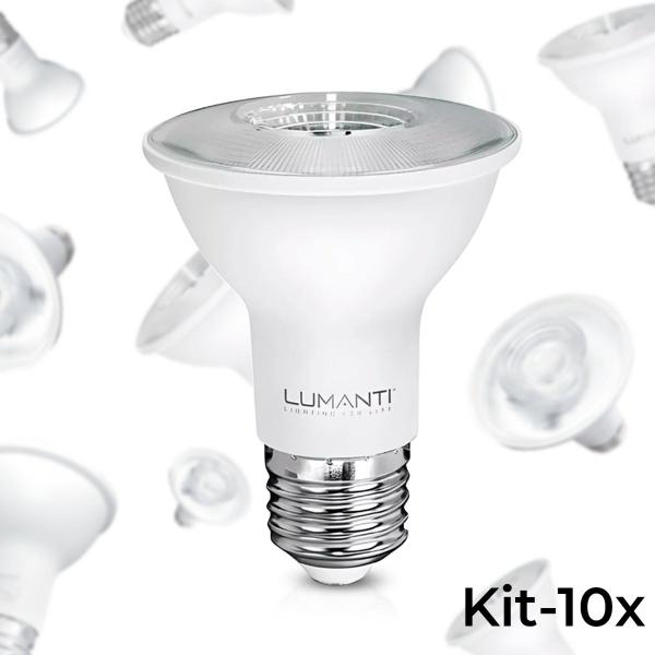 Imagem de Kit 10 Lâmpada Par20 Led 7w 6500k Soquete E27 Bivolt