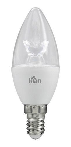 Imagem de Kit 10 Lampada Vela LED 4w Luz Amarela 3000k Economica