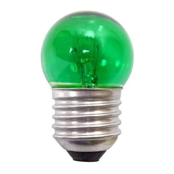 Imagem de Kit 10 Lâmpadas Bolinha Bg-35 Verde E-27 7w 127v