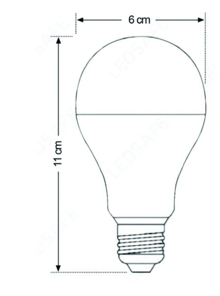 Imagem de Kit 10 Lâmpadas Led Bulbo 9w Bivolt Soquete E27 Tramontina