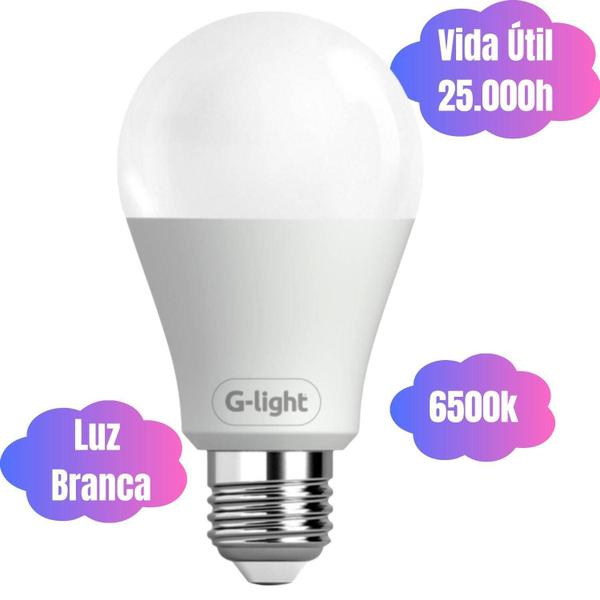 Imagem de Kit 10 Lâmpadas Led Bulbo Iluminação Geral Confortável Aos