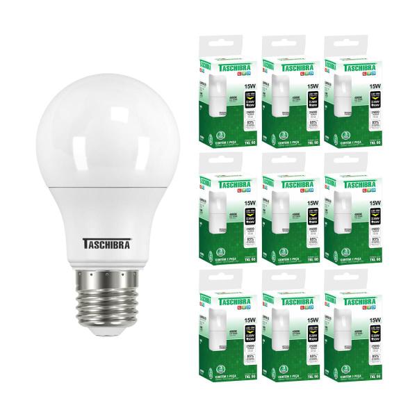 Imagem de Kit 10 Lâmpadas Led Bulbo TKL 15W Taschibra E27 Bivolt