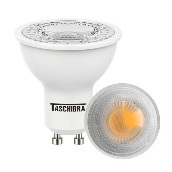 Imagem de Kit 10 Lâmpadas Led Dicroica Mr16 TDL 7W Taschibra Bivolt