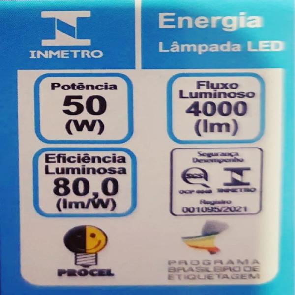 Imagem de Kit 10 Lâmpadas Led Globe 50W Branca Fria E27 Bivolt