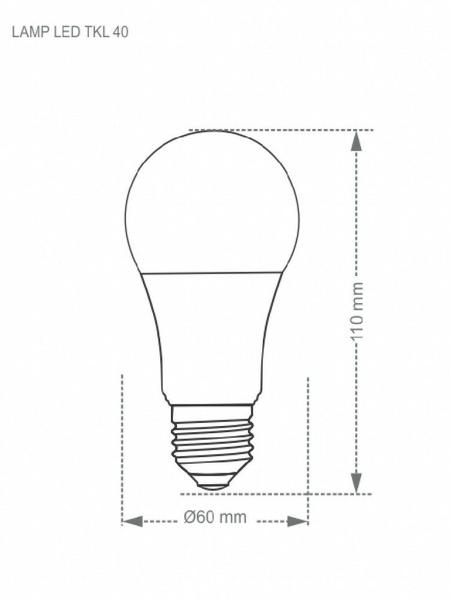 Imagem de Kit 10 Lâmpadas LED Taschibra TKL 40 7W E27