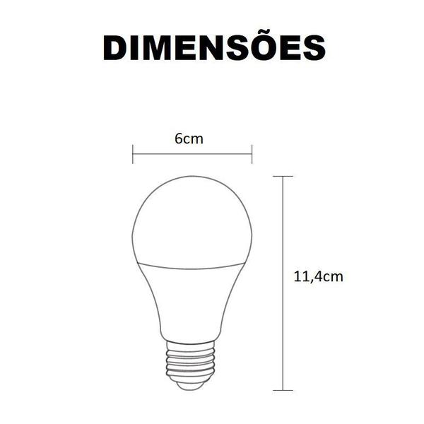 Imagem de Kit 10 Lampadas Superled Ourolux 12w Branca Fria 6500k