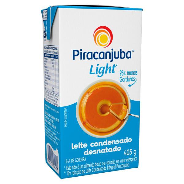 Imagem de Kit 10 Leite Condensado Desnatado Light 405g Piracanjuba