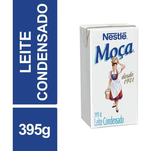 Kit 10 Leite Condensado Moça Semi-Desnatado Nestlé 395G - Nestle Imagem de Kit 10 Leite Condensado Moça Semi-Desnatado Nestlé 395G