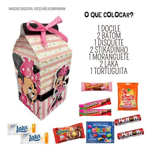 Imagem de kit 10 Lembrancinhas Caixinha Milk MInnie Decoração