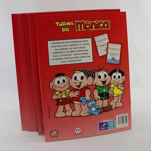 Imagem de Kit 10 Livros  Turma Da Mônica  Vamos Aprender O Alfabeto