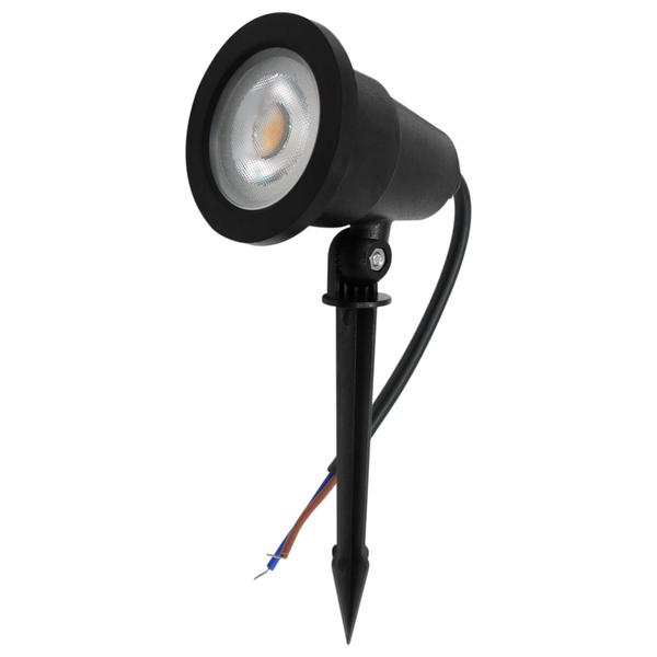 Imagem de Kit 10 Luminária Espeto Jardim led 7w Prova Dágua Branco Quente