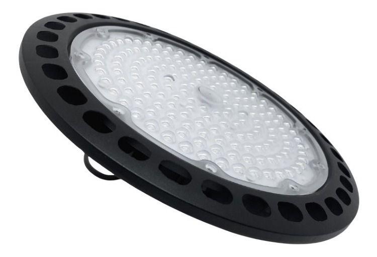 Imagem de Kit 10 Luminaria HighBay Ufo Led 100w Industrial Luz Branca