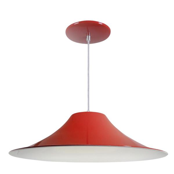 Kit 10 Luminária Pendente Chapéu Chinês Com Interior Branco Brilho Com Fiação 110/220v - Luminárias Navarro Imagem de Kit 10 Luminária Pendente Chapéu Chinês Com Interior Branco Brilho Com Fiação 110/220v