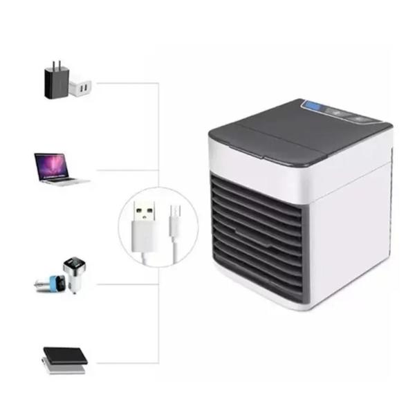 Imagem de Kit 10 Mini  Climatizador Ar Condicionado Portátil Premium