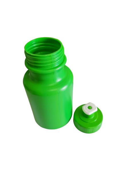 Imagem de Kit 10 Mini Garrafas Squeeze 300ml plástico verde