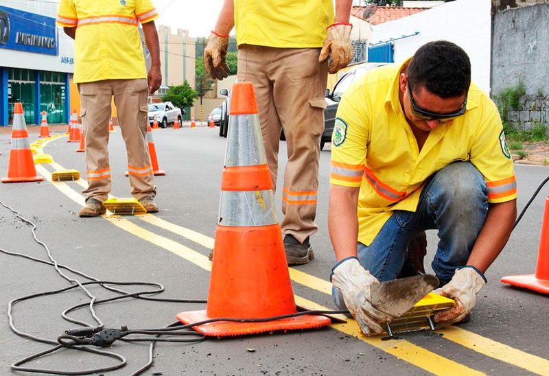 Imagem de Kit 10 Mini Tachão Sinalização Redutor De Velocidade