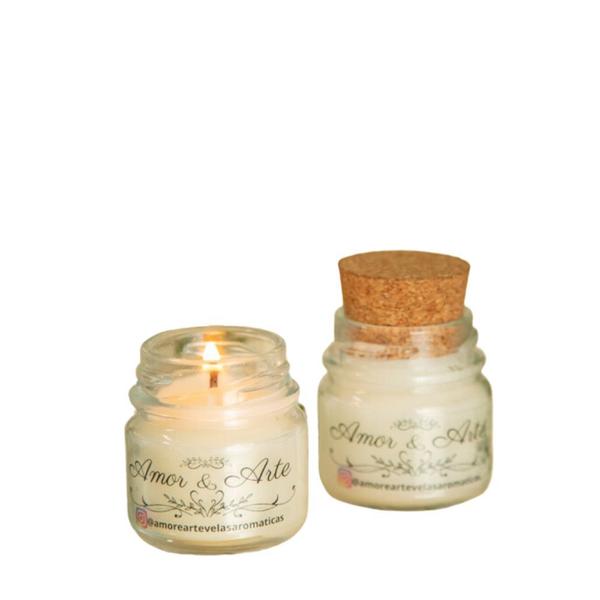 Imagem de Kit 10 Mini Velas Aromáticas P/ Lembrancinha Personalizadas Para Aniversário 30G